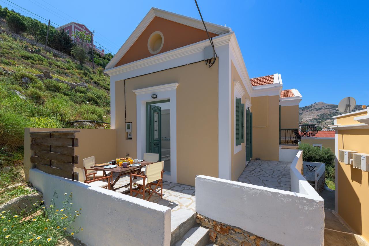 Blue Wave Astradeni House Villa Sými Luaran gambar